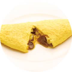 Specialty mushroom omelette