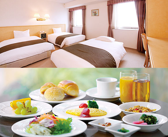 【家族でお出かけ♪ ファミリートリプル】★朝食付★チェックアウト最長12時