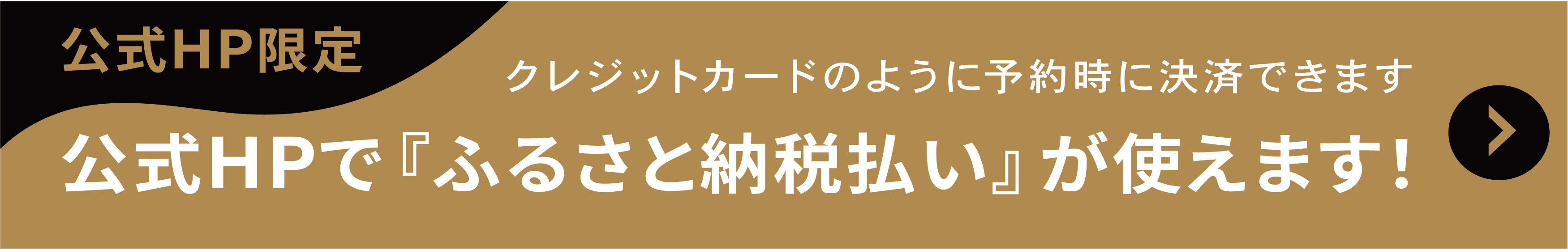 公式HPでふるさと納税払いが使えます